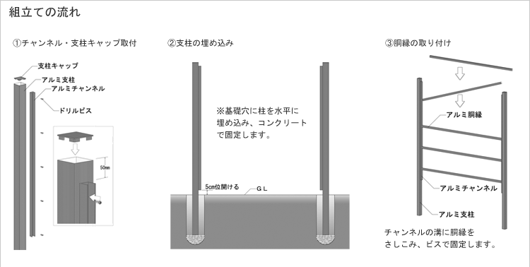 竹垣_組立1